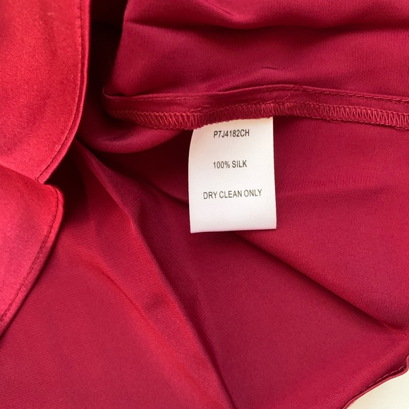 Parker Thatch Silk Ruched Sleeve Off Shoulder Top - Picture 5 of 7